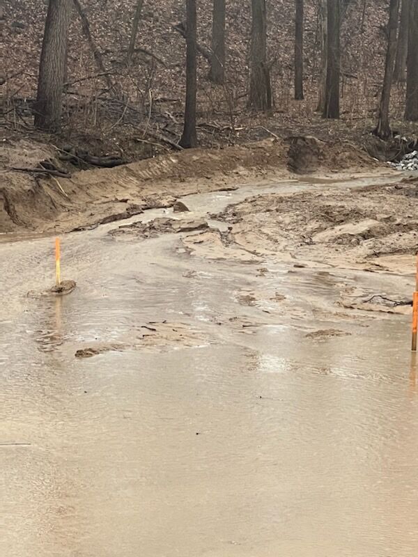 Beauty Creek flooding